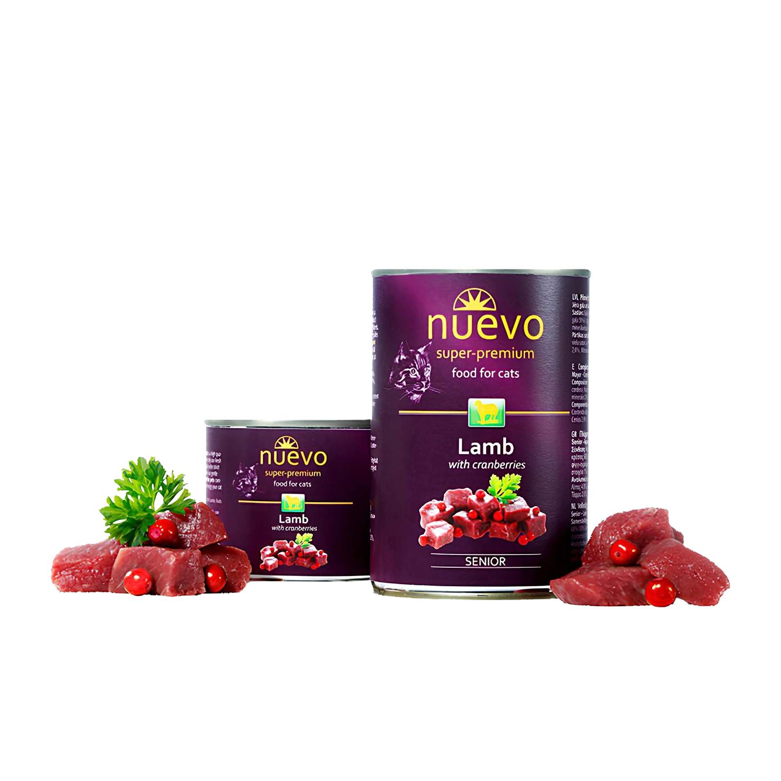Nuevo puszka Jagniecina Żurawina | Senior | 200g