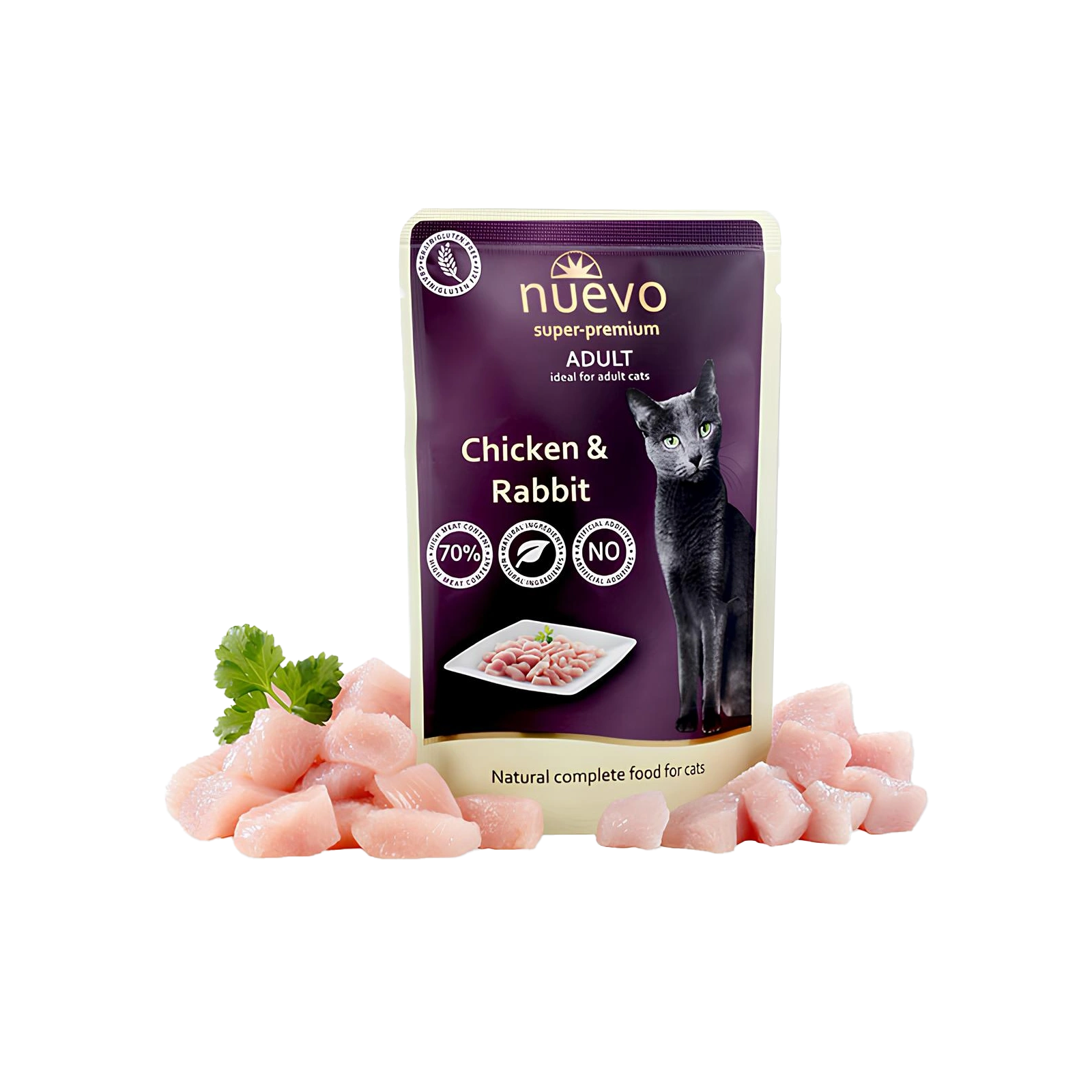 Nuevo saszetka Kurczak & Królik | Dorosły | 85g