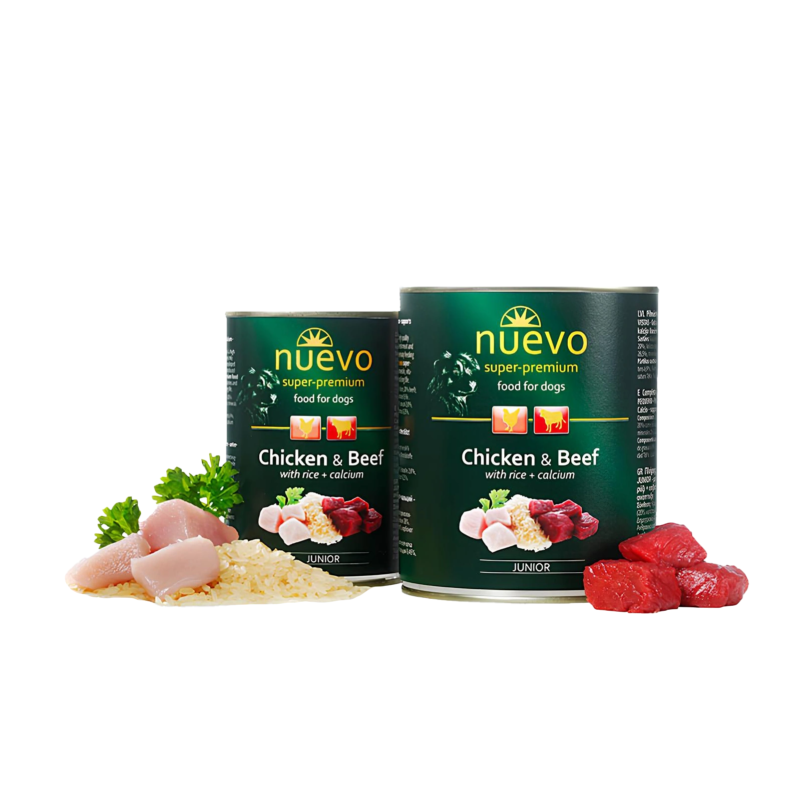 Nuevo puszka Kurczak Wołowina | Junior | 800g