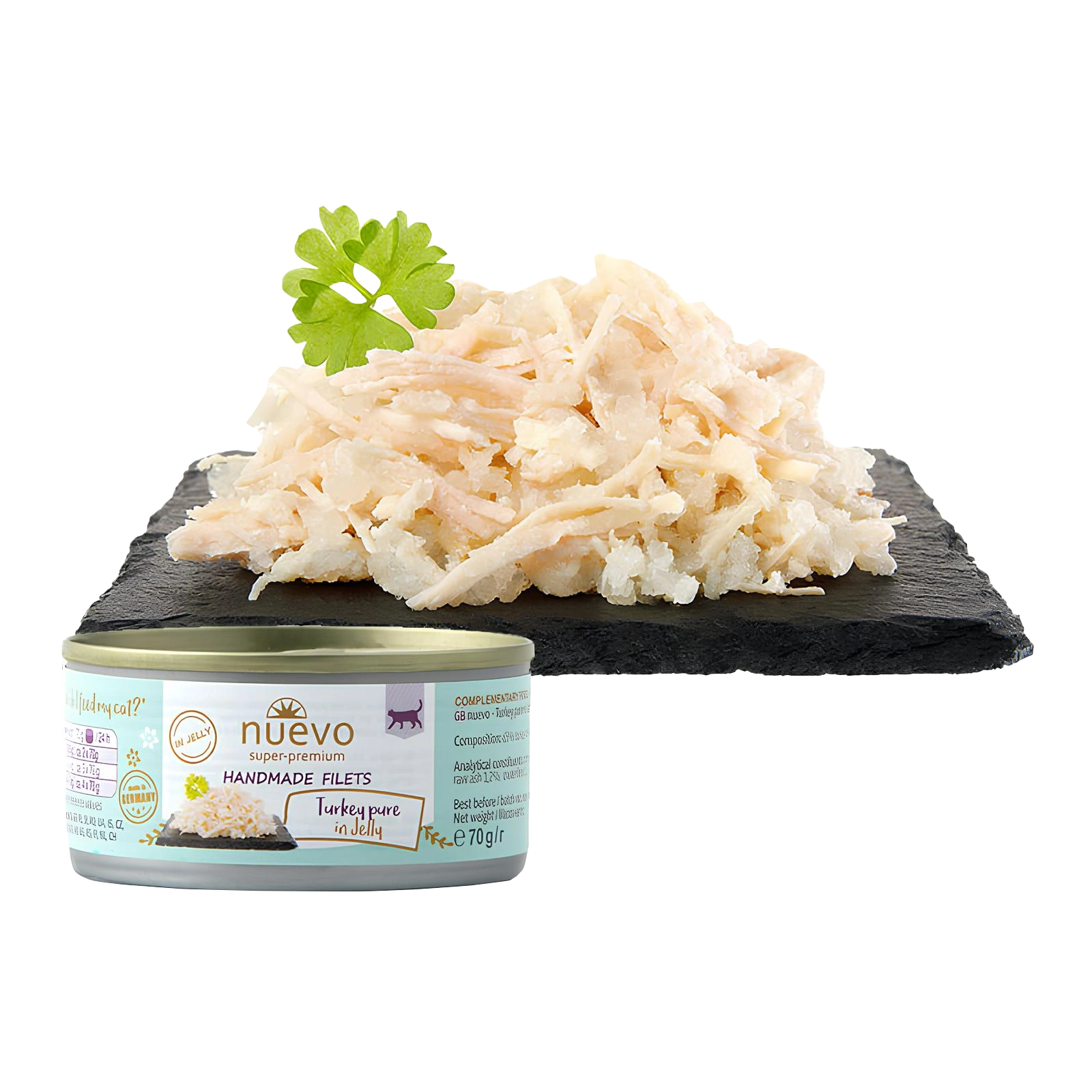 Nuevo Handmade Indyk w galarecie | Dorosły | 70g
