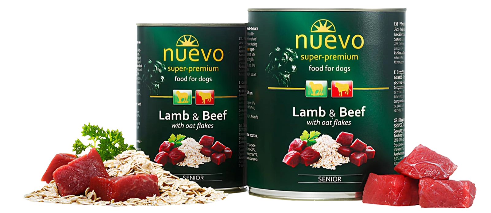 Nuevo puszka Jagnięcina Wołowina | Senior | 800g