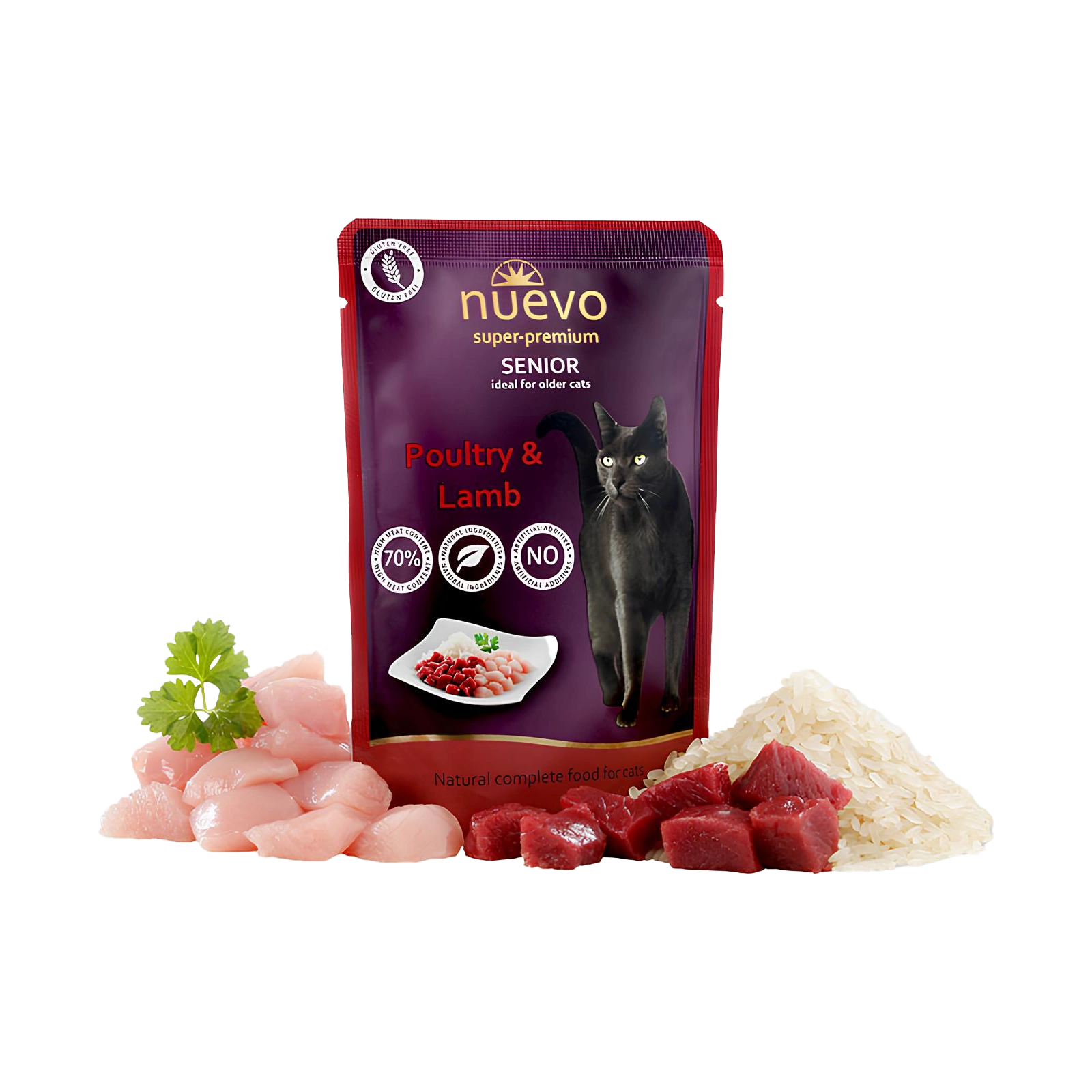 Nuevo saszetka Drób Jagnięcina | Senior | 85g
