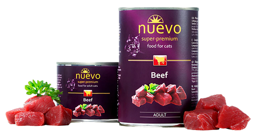 NUEVO KOT PUSZKA WOŁOWINA ADULT 400G