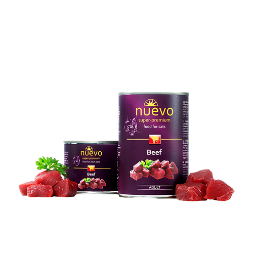 NUEVO KOT PUSZKA WOŁOWINA 200G