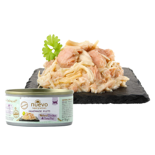 NUEVO KOT HANDMADE KURCZAK TUŃCZYK 70g
